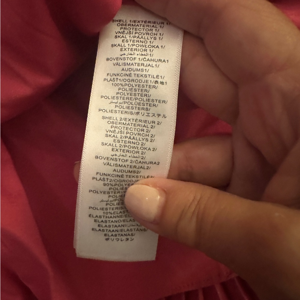 Aidan Mattox Asymmetrical Pleated Midi-Length Dress in Watermelon Bliss Size 2 - Picture 7 of 11